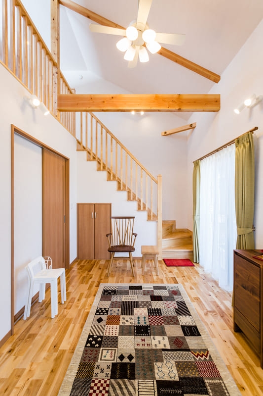 廊下をなくして、暮らしを広げた家